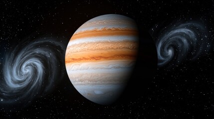 Jupiter and Spiral Galaxies