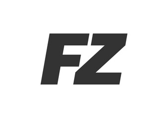 FZ Techno Editable Font Logo For Corporate Branding. Bold, Futuristic Design With Unique Typographic Ideas. Minimal Custom Type And Dynamic Letter