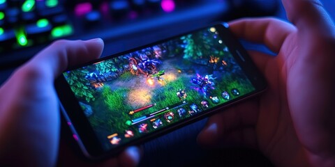 smartphone moba video game 