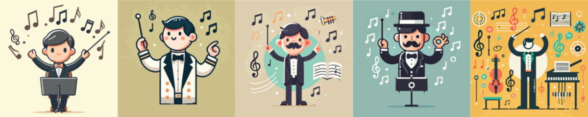 A collection of vectors of a professional music composer