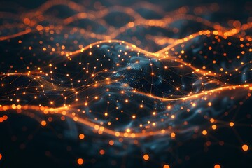 A close up of a bunch of lights