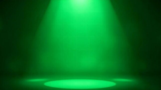 Abstract green background for presentation spotlight show cosmetic 