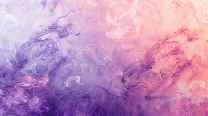Fototapeta premium A dreamy banner with a smooth gradient from rich purple to soft pink, blending elegantly with depth and a serene, captivating flow of light.