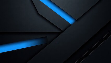 a close up of a black and blue wallpaper with a blue arrow, 