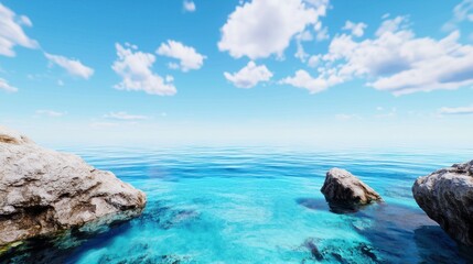 Fototapeta premium Tranquil Ocean Scene