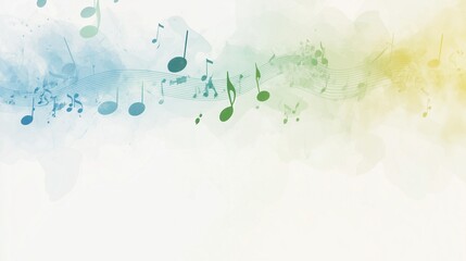 A clean, modern background with a light beige-to-white gradient. Abstract, minimalist music notes and treble clefs.
Use for presentation, slide show, banner, cover, web, card, poster, powerpoint.