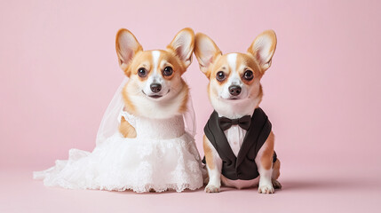Adorable Dogs in Wedding Attire