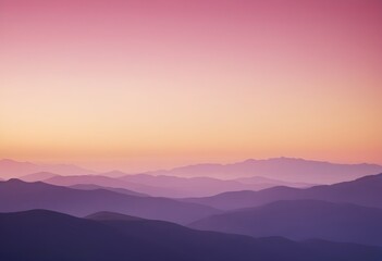 Obraz premium sunset in the mountains
