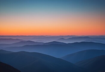 Fototapeta premium sunset in the mountains