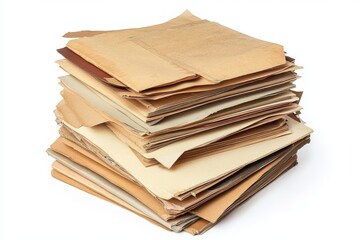 A Towering Archive of Vintage Documents: A Timeless Collection of Historical Records