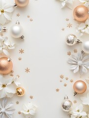 decoration on white background