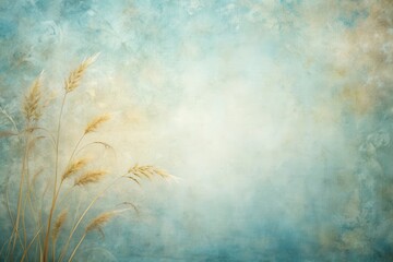 Serene autumnal grasses against a soft, textured background, ideal for design projects needing a peaceful and elegant aesthetic.