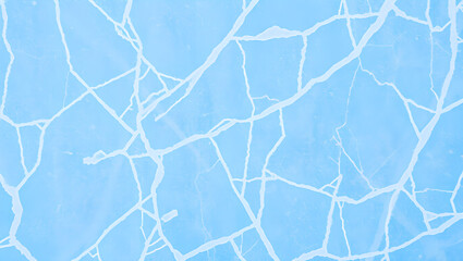 grunge textured ice blue frozen rink winter background, top view