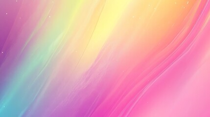 Abstract Pastel Rainbow Swirl Background Image