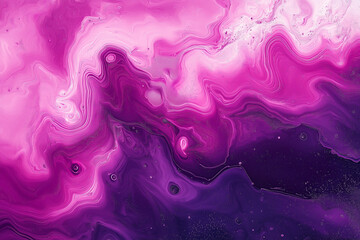 Fototapeta premium Deep dark violet purple fuchsia magenta pink white abstract background. Color gradient blurred wave. Grain noise mesh particle