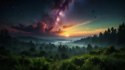 Fototapeta premium Sureal landscape