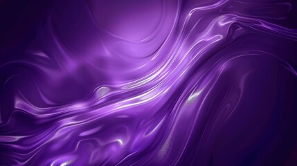 Naklejka premium Abstract Purple Liquid Swirls: A Serene Digital Art