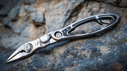 Obraz premium Vector Illustration of a Symbolic Wrench-Pliers Tool