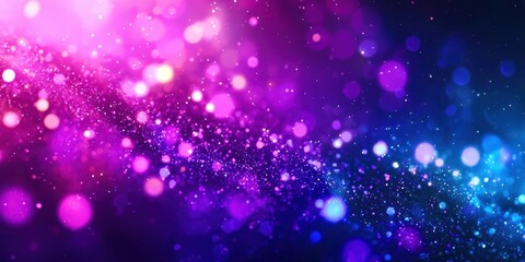 Purple and blue background with many small dots