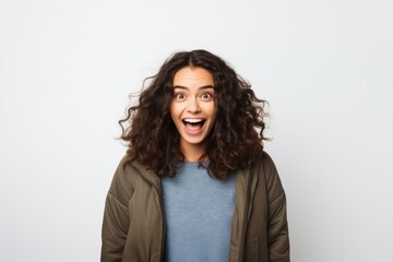 Obraz premium Woman cheerful adult face.