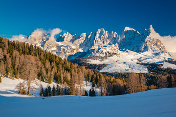 panorama Pale di San Martino Dolomiti