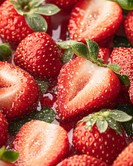 Strawberry are a healthy food. And it is a useful.