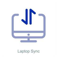 Obraz premium Laptop Sync