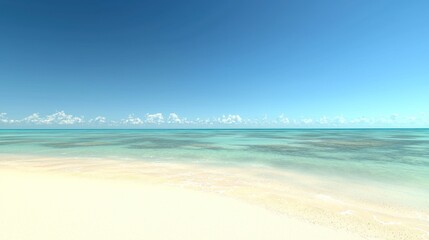 Fototapeta premium Serene Tropical Beach
