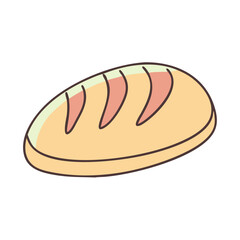 bread icon, bread vector illustration-simple illustration of bread, perfect for bread logos and icons