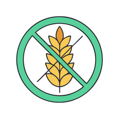 gluten free icon, gluten free vector illustration-simple illustration of gluten free, perfect for gluten free logos and icons
