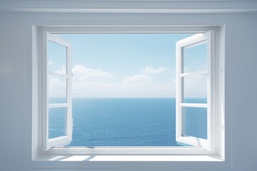 Window to the sea on a cruise ship window nature architecture.