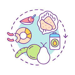 keto diet icon, keto diet vector illustration-simple illustration of keto diet, perfect for keto diet logos and icons