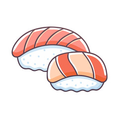 sushi icon, sushi vector illustration-simple illustration of sushi, perfect for sushi logos and icons