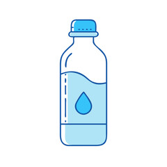 water bottle icon, water bottle vector illustration-simple illustration of water bottle, perfect for water bottle logos and icons