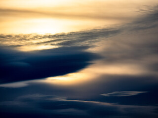 Wolkenhimmel am Abend
