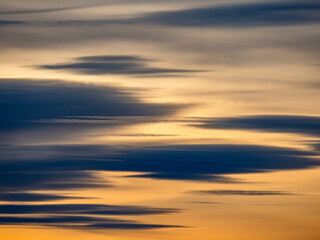Wolkenhimmel am Abend