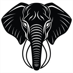 elephant isolated on white