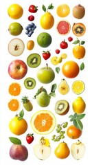 A Vibrant Array of Fresh Fruits: A Colorful Celebration of Nature's Bounty