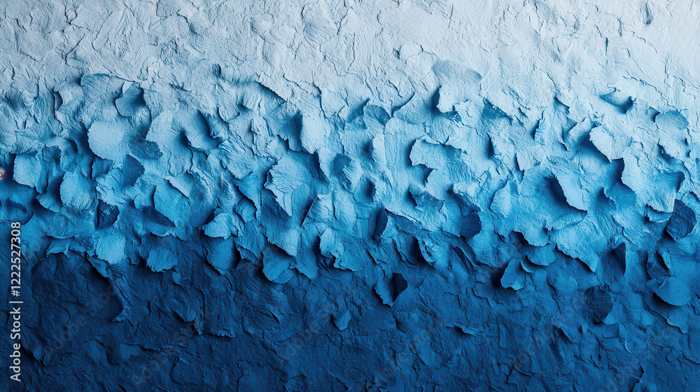 Poster soft watercolor gradient with light blue tones creating textured wall effect. layered appearance evo