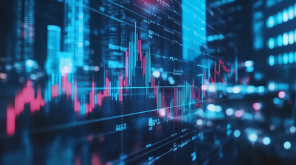 Obraz premium Predict forecast future growth rate of finance illustration 