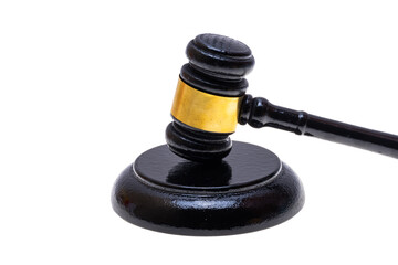 gavel of justice isolated