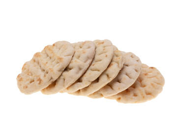 Greek flatbread Pita isolated