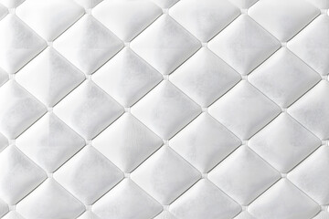 Fototapeta premium White fabric mattress texture top view