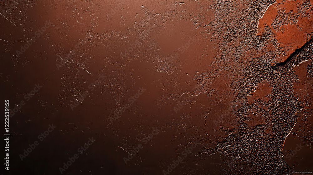 Aufkleber Deep brown textured background with rough surface, ideal for design projects. rich color adds warmth and depth, making it suitable for various applications