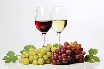 Grapes wine glass drink.