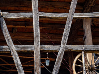 Gebäudeschäden an einem historischen Fachwerkhaus