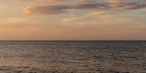 sunset on the beach