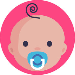 The baby icon symbolizes the joy and hope of welcoming a child into a loving family through adoption.