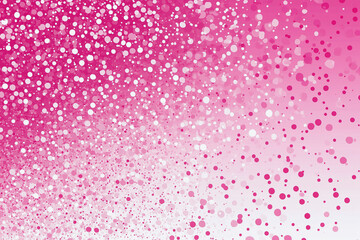 Obraz premium pink and white background with many small pink and white dots. The background is a mix of pink and white, creating a soft and delicate atmosphere. The dots are scattered throughout the image