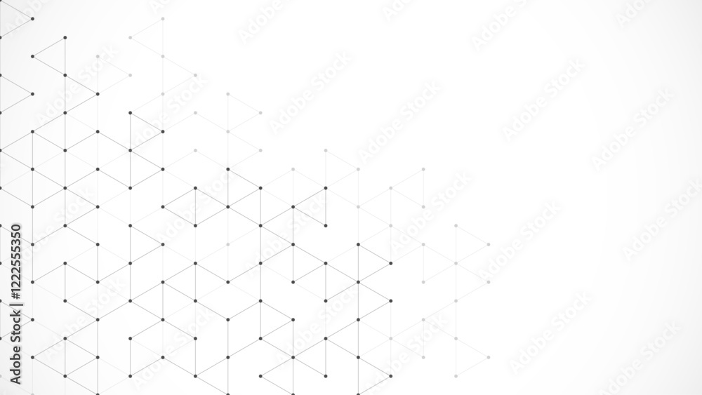Poster creative idea of modern design with abstract geometric background. minimalistic vector texture with 